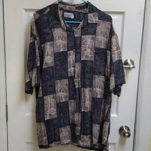 Men's Casual Button-Up Shirt